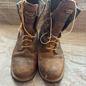 Carolina Men's Rugged Brown Leather Boots
